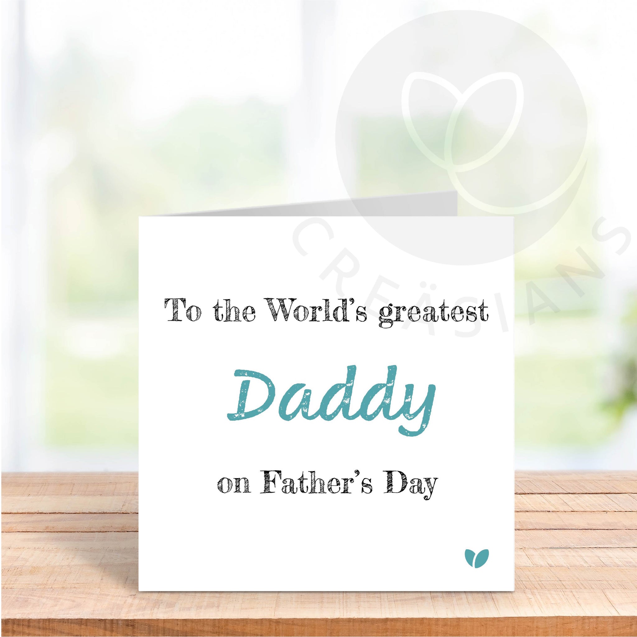 World's Greatest Daddy Fathers Day card